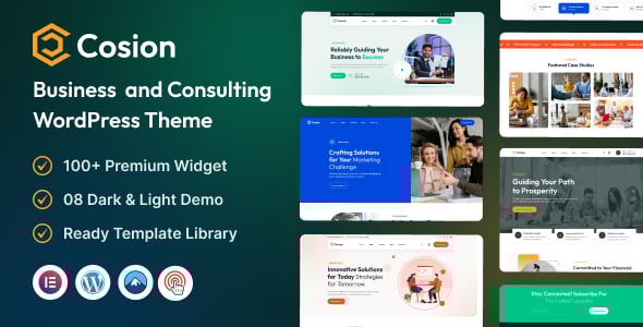 Cosion - Business Consulting WordPress Theme