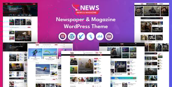 TNews - News & Magazine WordPress Theme
