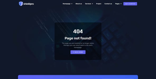 Shieldpro - Cyber Security Services Elementor Pro Template Kit
